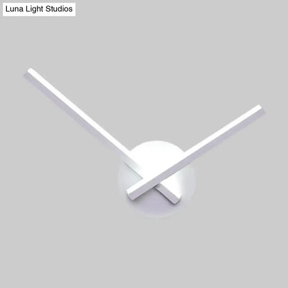 Modern minimalist white ceiling light bedroom direct wired electric