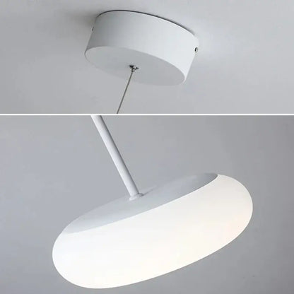 Modern minimalist white ceiling pendant lamp for kitchen bedroom