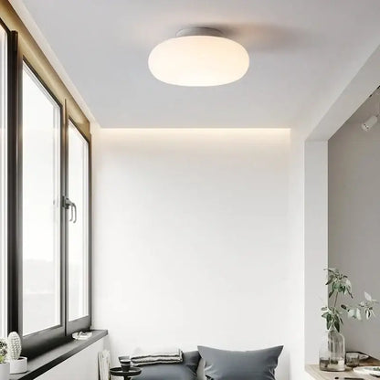 Modern minimalist white ceiling pendant lamp for kitchen bedroom
