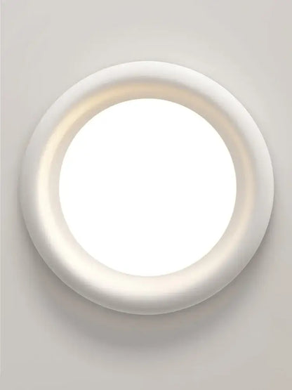 Modern minimalist white cream led ceiling lamp for bedroom