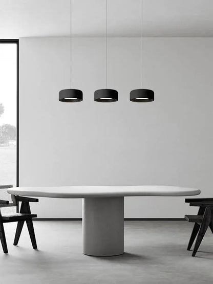 Modern minimalist white designer led chandelier dining room pendant