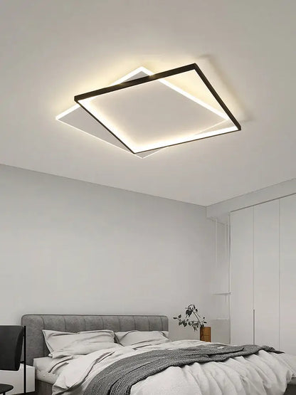 Modern minimalist white led ceiling lamp – bedroom ambient light