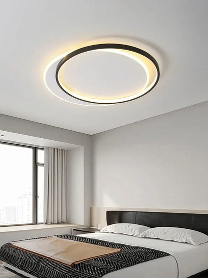Modern minimalist white led ceiling lamp – bedroom ambient light