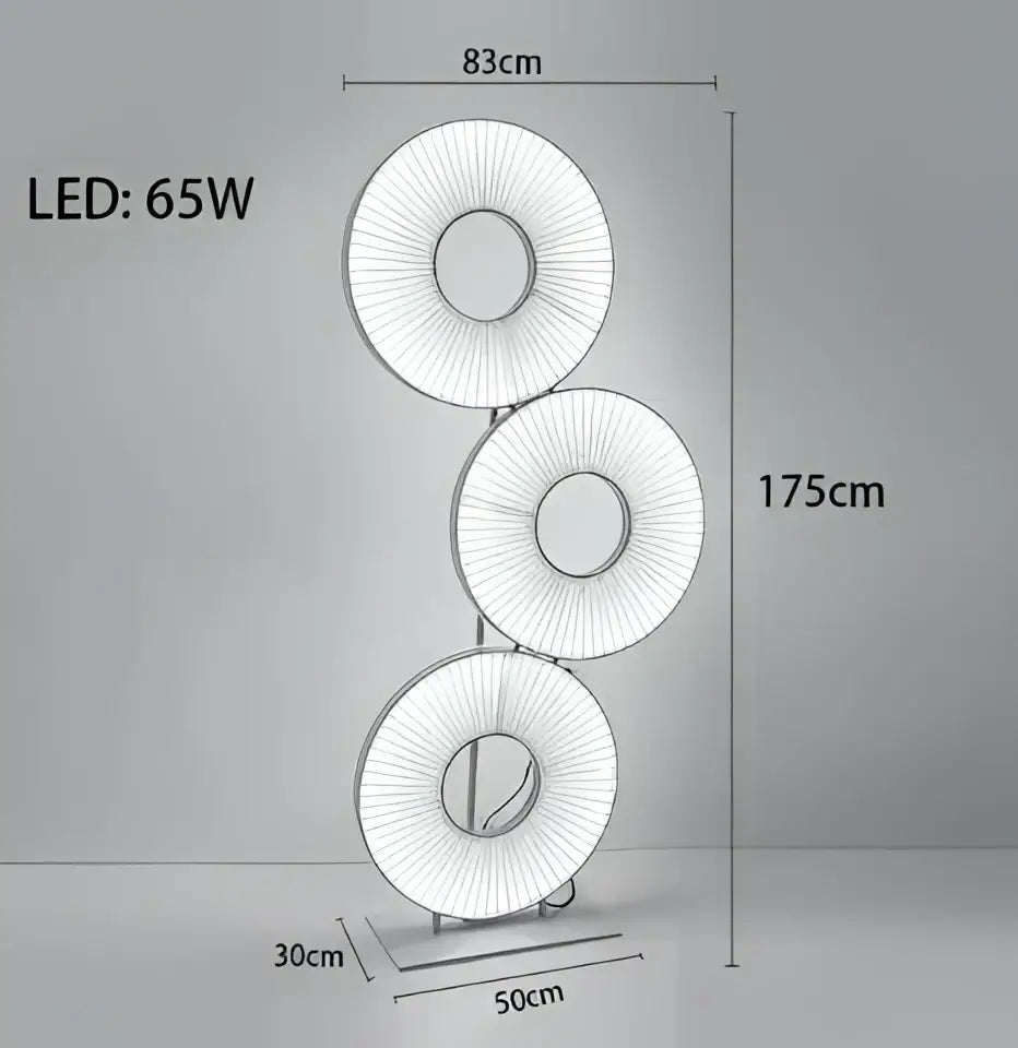 Modern minimalist white led pendant light bedroom round lamp