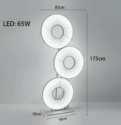 Modern minimalist white led pendant light bedroom round lamp