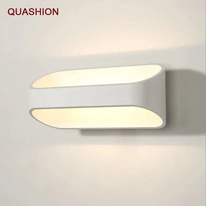 Modern minimalist white led wall lamps for bedroom corridor lighting