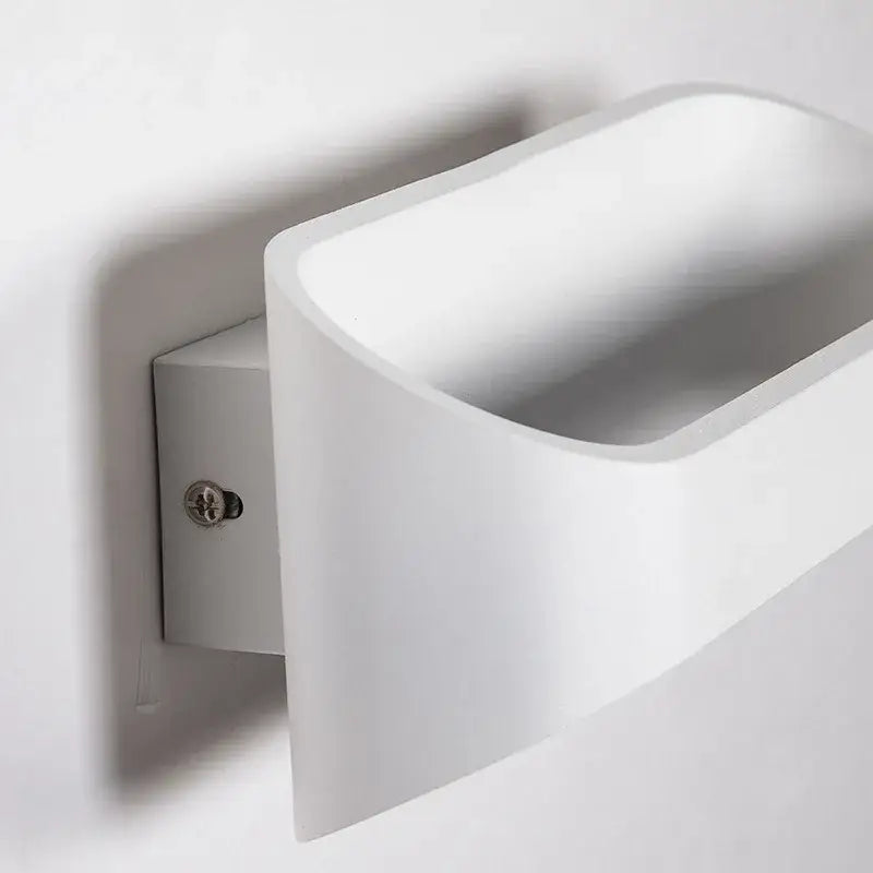 Modern minimalist white led wall lamps for bedroom corridor lighting