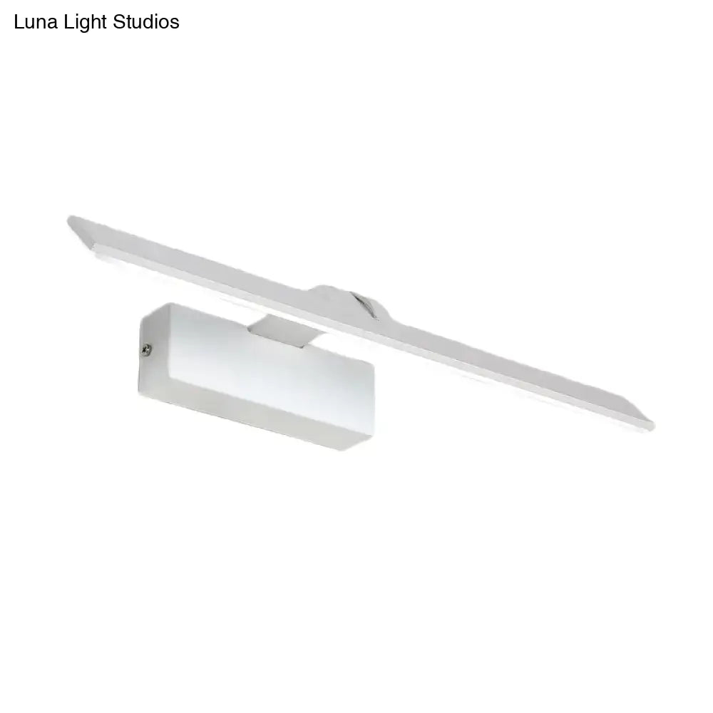 Modern minimalist white led wall light for bathroom 110v-120v