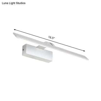 Modern minimalist white led wall light for bathroom 110v-120v