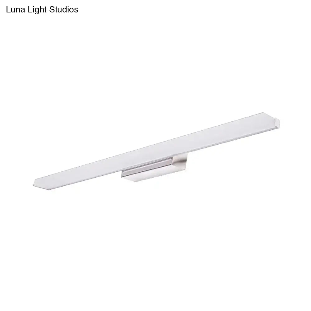 Modern minimalist white led wall light warm & white bathroom lamp