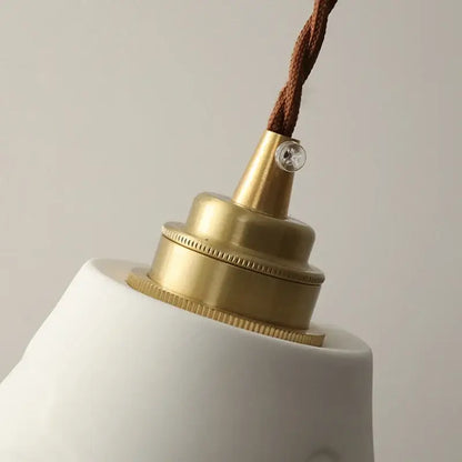 Modern moon ceramic led pendant lamp for dining room