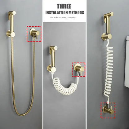 Modern multi finish brass triangle valve bathroom faucet