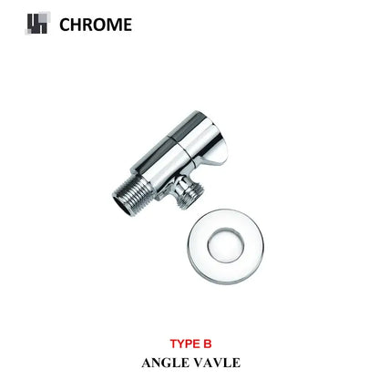 Modern multi finish brass triangle valve bathroom faucet