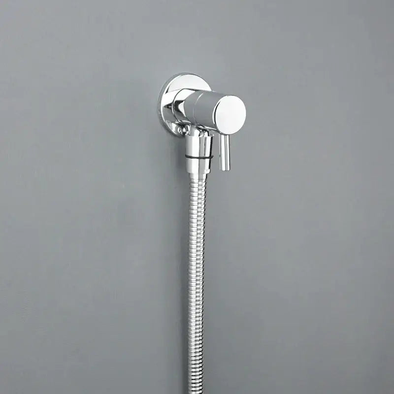 Modern multi finish brass triangle valve bathroom faucet