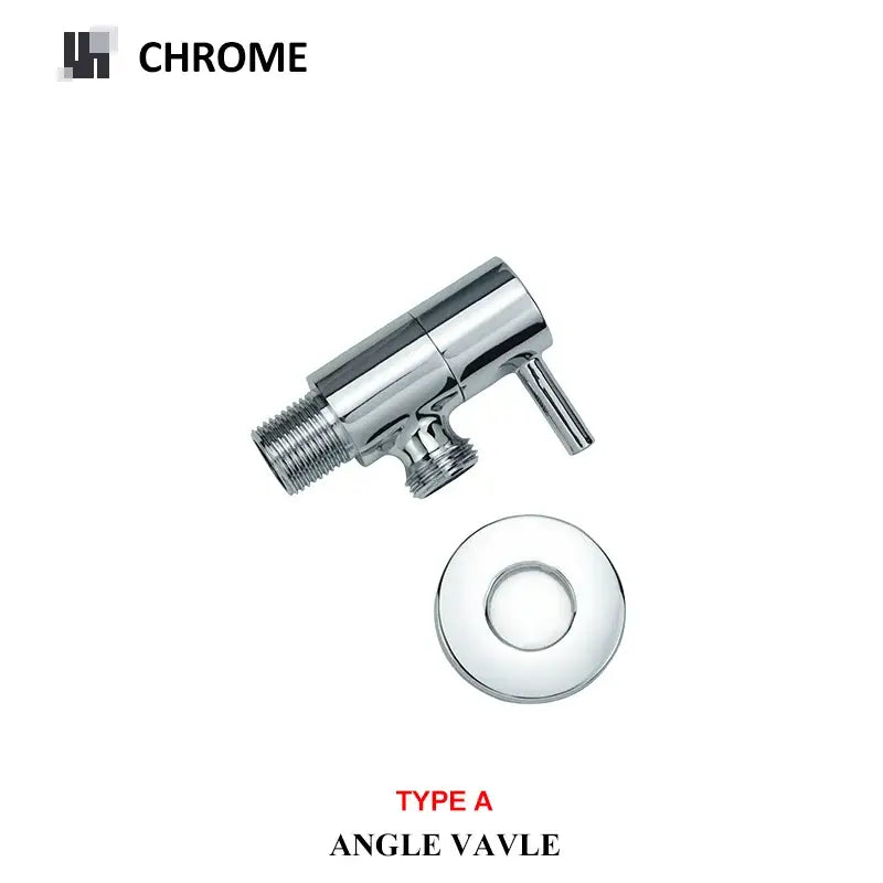Modern multi finish brass triangle valve bathroom faucet