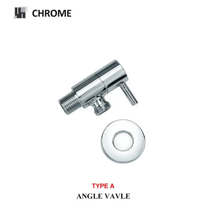 Modern multi finish brass triangle valve bathroom faucet