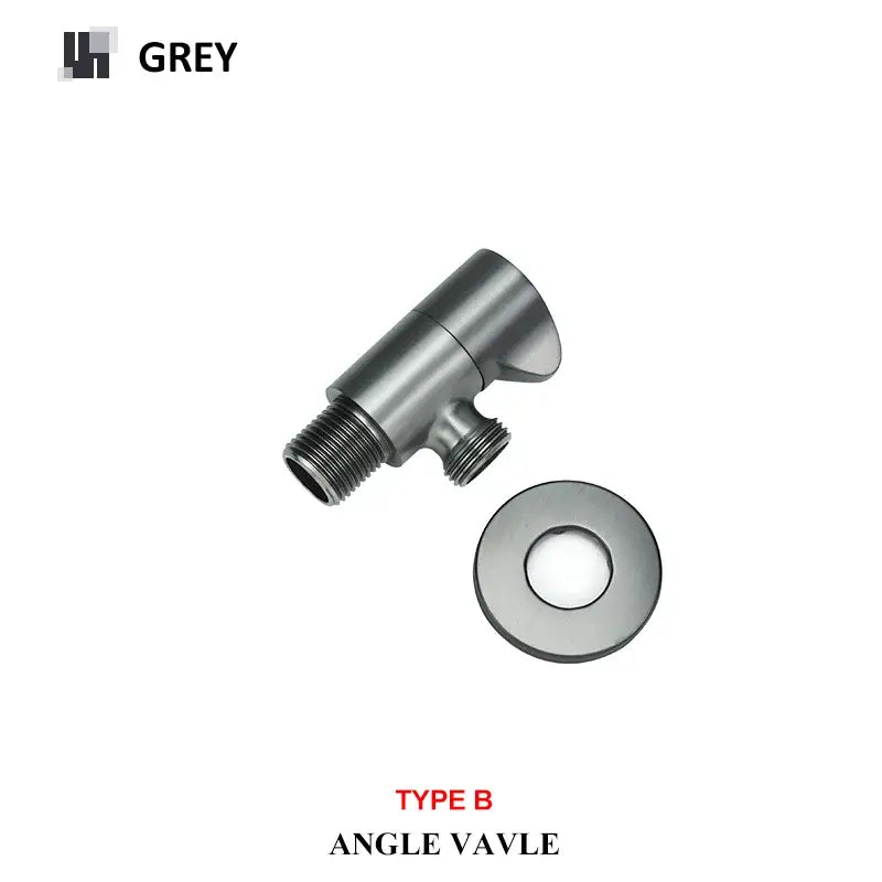 Modern multi finish brass triangle valve bathroom faucet