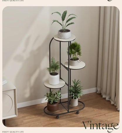 DecorBites™ Modern Multi-storey Plant Stand for Interior Decor