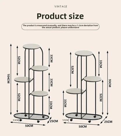 DecorBites™ Modern Multi-storey Plant Stand for Interior Decor