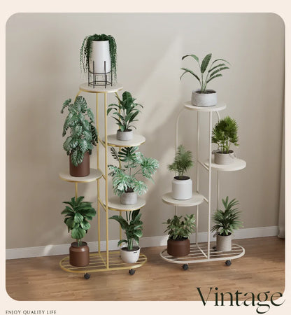 DecorBites™ Modern Multi-storey Plant Stand for Interior Decor