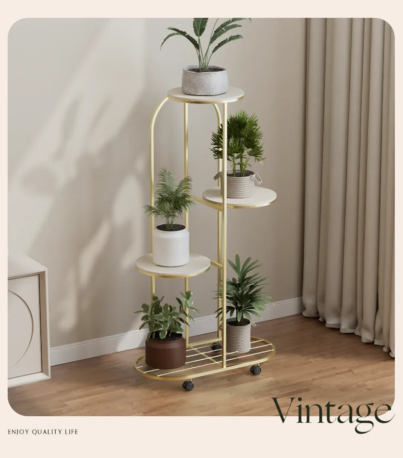 DecorBites™ Modern Multi-storey Plant Stand for Interior Decor
