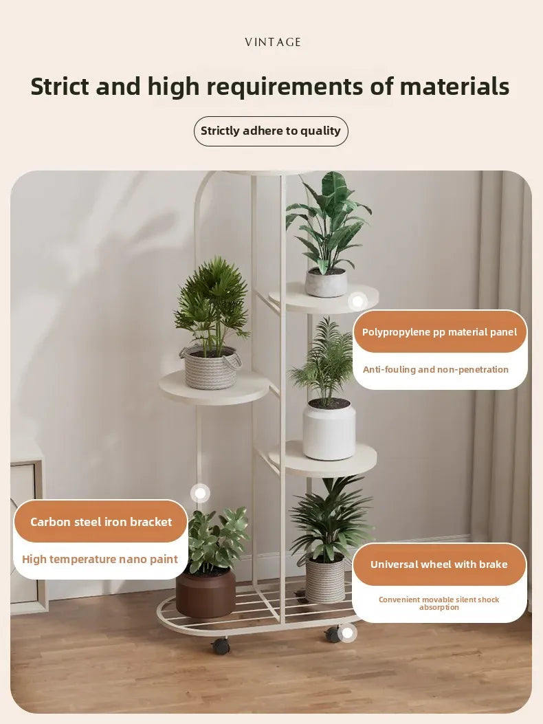 DecorBites™ Modern Multi-storey Plant Stand for Interior Decor