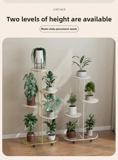 DecorBites™ Modern Multi-storey Plant Stand for Interior Decor
