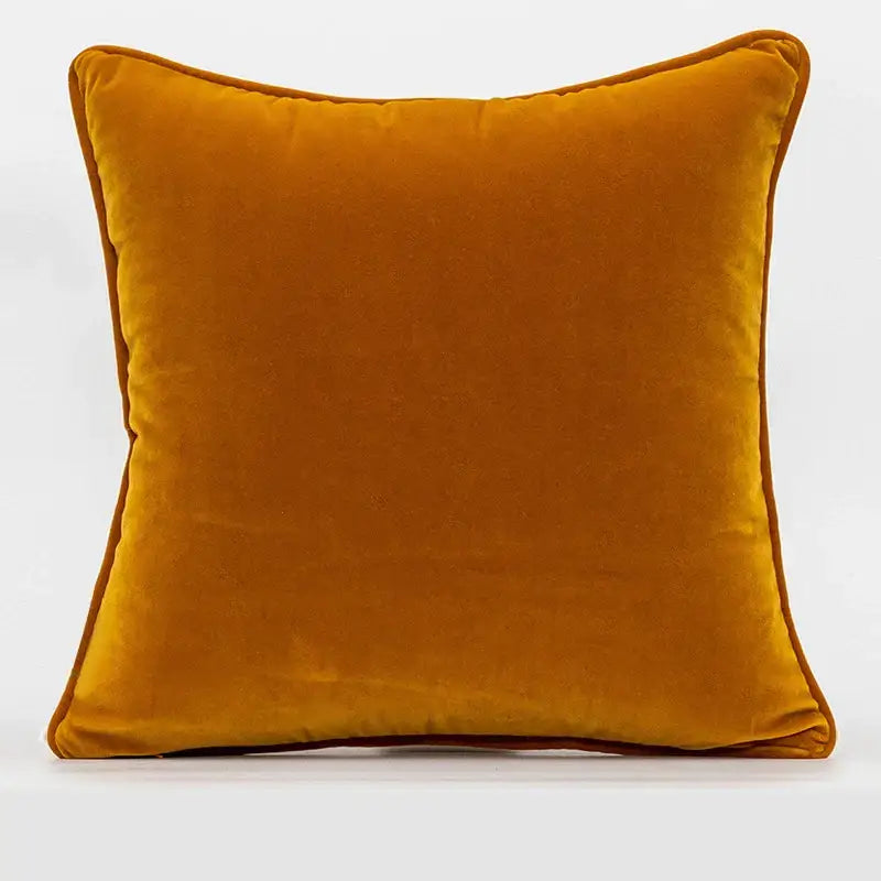 Modern mustard and silver geometric jacquard pillow cover living room