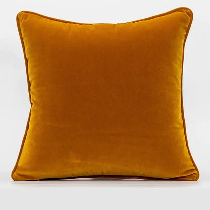 Modern mustard and silver geometric jacquard pillow cover living room