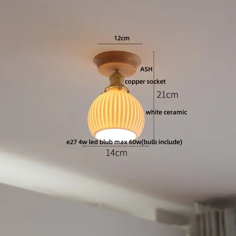 Modern nordic black & brass clear glass led ceiling lamp kitchen