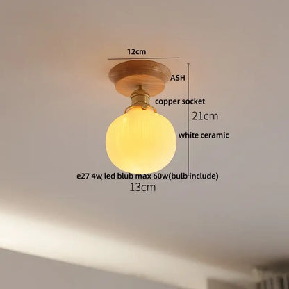Modern nordic black & brass clear glass led ceiling lamp kitchen