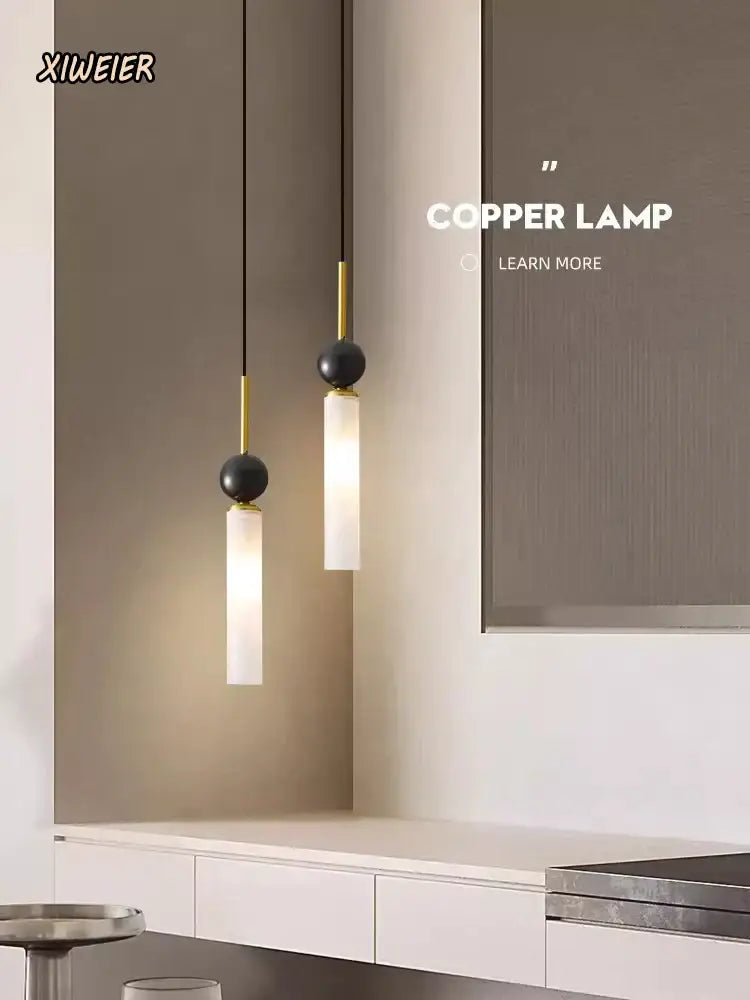 Modern nordic copper wall lamp for living room