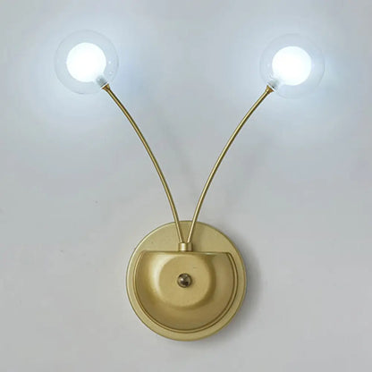 DecorBites™ Modern Nordic Glass LED Wall Mounted Light for Shaded Living Rooms