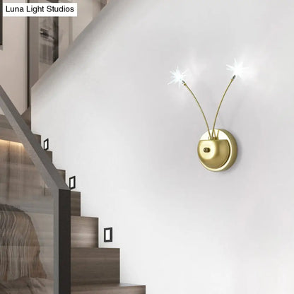 DecorBites™ Modern Nordic Glass LED Wall Mounted Light for Shaded Living Rooms