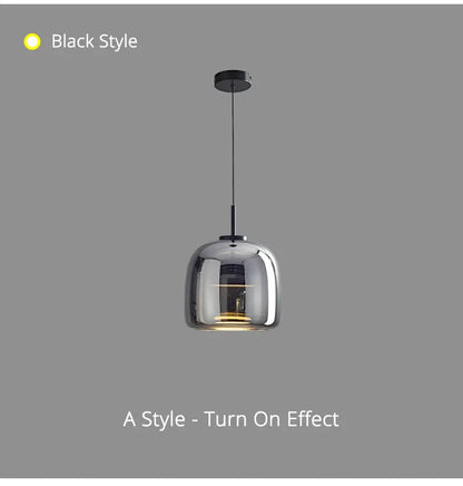 DecorBites™ Modern Nordic Glass Pendant Lamp