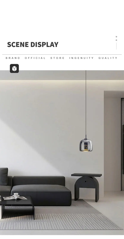 DecorBites™ Modern Nordic Glass Pendant Lamp