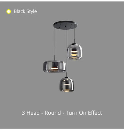 DecorBites™ Modern Nordic Glass Pendant Lamp