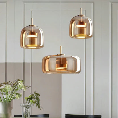 DecorBites™ Modern Nordic Glass Pendant Lamp
