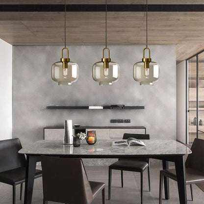 DecorBites™ Modern Nordic Glass Pendant Light for Kitchen & Restaurant