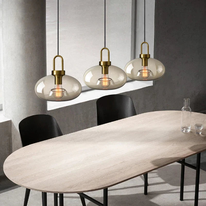 DecorBites™ Modern Nordic Glass Pendant Light for Kitchen & Restaurant