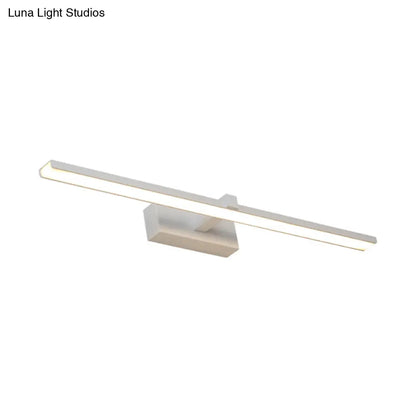 DecorBites™ Modern Nordic LED Wall Lamp for Stylish Bathroom Vanity - White/Wood, 16"/19.5" Wide