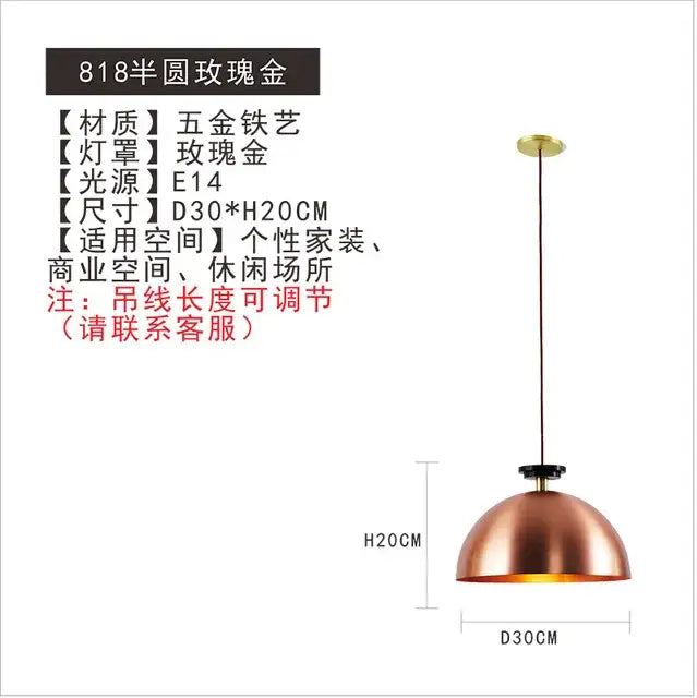 Modern nordic multi color glass chandelier dining room pendant light