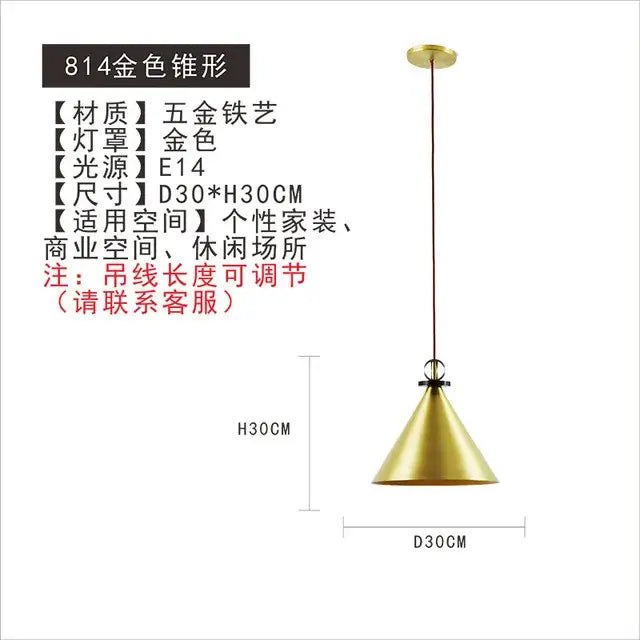 Modern nordic multi color glass chandelier dining room pendant light