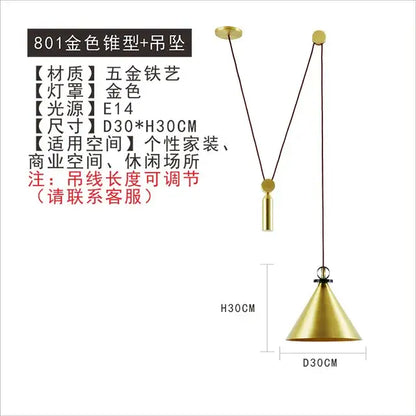 Modern nordic multi color glass chandelier dining room pendant light