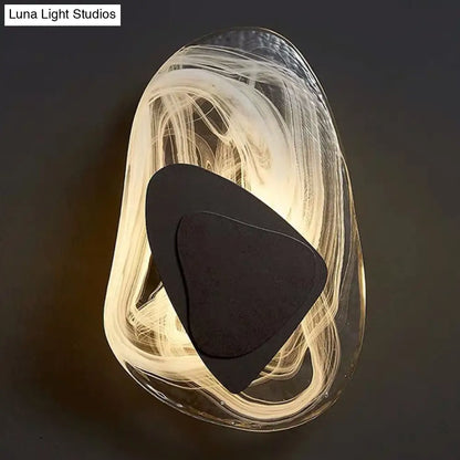 DecorBites™ Modern Nordic Sconce: Luxury Glass Wall Mount Light Fixture for Bedroom