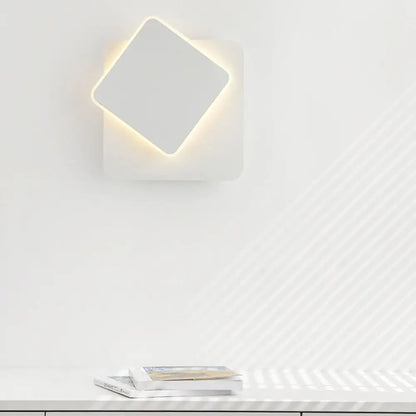 DecorBites™ Modern Nordic Wall Lamp with Moveable Iron Arm, Flush Mount Sconce in Black/White - LED Light, Acrylic Shade