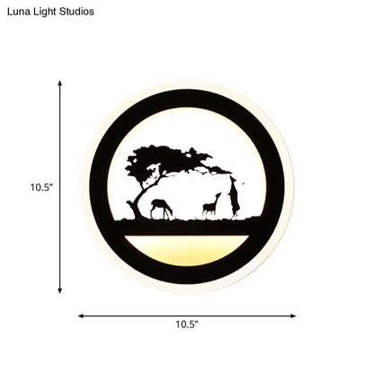 Modern nordic wall light with shelf – bedroom led bulb included