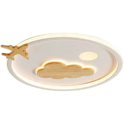 Modern nordic white cloud lamp bedroom airplane light