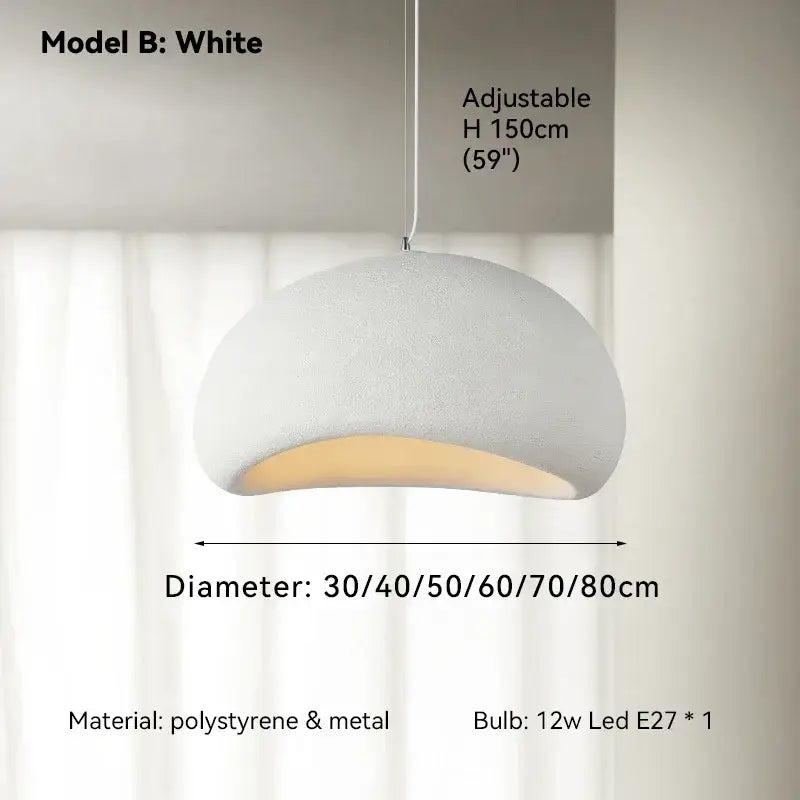 Modern off white ceramic pendant light dining room led chandelier