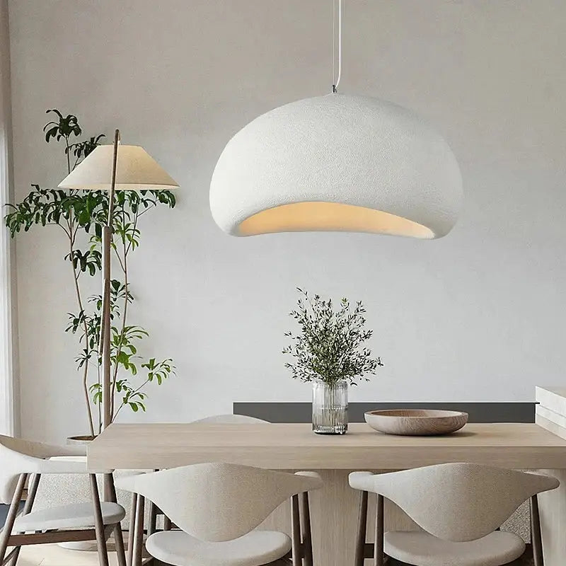 Modern off white ceramic pendant light dining room led chandelier